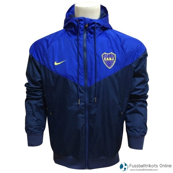 Boca Juniors Windjacke 2017-18 Blau Fussballtrikots Günstig